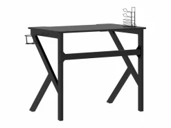 Garden Furniture Mesa Gaming|Faril Escritorio gaming con patas en forma de K 90x60x75 cm