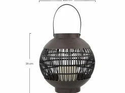 Farol Solar LED Exterior Redondo Marrón 3000K 7hSevenOn Outdoor^7H SEVENON New