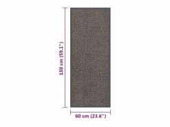 Felpudo de nudo marrón oscuro 60x150 cm ES941310 Marru00f3n Best