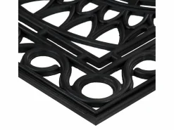 Felpudo rectangular de goma 45x75 cm ES982919^ Outlet