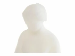 Item International Estatua|Figura decorativa clásica de resina blanca 13,5x10,5x33,5 cm, diseño elegante y atemporal