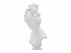 Figura escultura busto clásica de mujer en resina blanca Era Blanco Sale