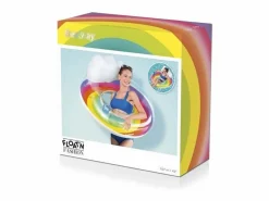Bestway Deportes Náuticos|Flotador Hinchable para Playa o Piscina Rainbow Dreams Swin Tube 105x33 cm con Posavasos