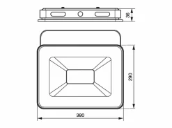 Iluminación Exterior|Foco LED 175-265 V CA 100 W 3000 K