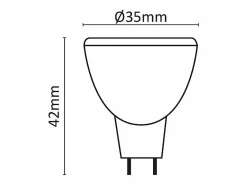 Foco LED MR11 3W 36° 4000K^ Outlet