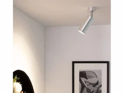 Ledkia Plafón|Foco Portalámparas Aluminio para Bombillas GU10 Cuarzo Blanco
