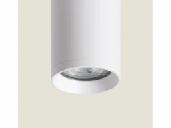 Ledkia Plafón|Foco Portalámparas Aluminio para Bombillas GU10 Cuarzo Blanco
