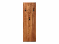 Folker Percheros de pared 2 uds madera maciza de acacia 36x3x110 cm^Garden Furniture Discount