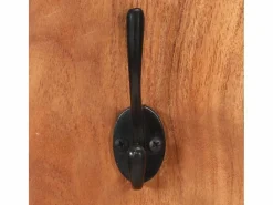 Folker Percheros de pared 2 uds madera maciza de acacia 36x3x110 cm^Garden Furniture Discount