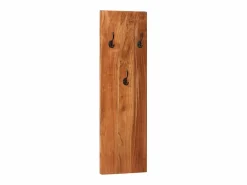 Folker Percheros de pared 2 uds madera maciza de acacia 36x3x110 cm^Garden Furniture Discount