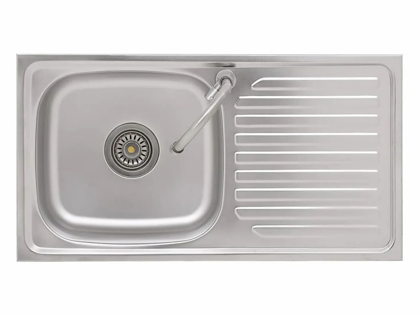 Fregadero de camping de un seno y grifo acero inoxidable ES475193^