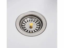 Fregadero de camping individual con grifo de acero inoxidable Plateado Best
