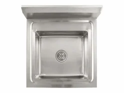 Fregadero de cocina con un seno acero inoxidable ES979477 Plateado Outlet
