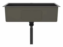 Fregadero de cocina de acero inoxidable hecho a mano^ Sale