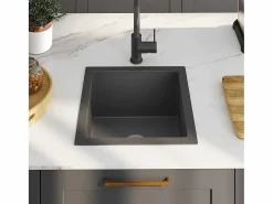 Fregadero de cocina de acero inoxidable hecho a mano^ Clearance