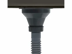 Fregadero de cocina de acero inoxidable hecho a mano Negro