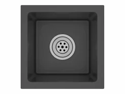 Fregadero de cocina de acero inoxidable hecho a mano Negro Online