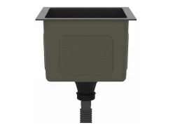 Fregadero de cocina de acero inoxidable hecho a mano Negro Online