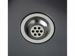 Fregadero de cocina de acero inoxidable hecho a mano Negro Online
