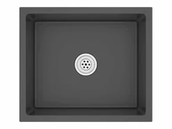Fregadero de cocina de acero inoxidable hecho a mano Negro Sale