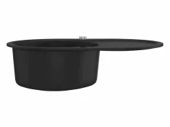 Fregadero|Fregadero de cocina de granito de un seno ovalado