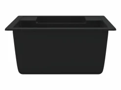 Fregadero de cocina de granito y dos lavabos con orificio de desbordamiento^ Outlet