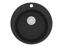 Fregadero|Fregadero de cocina de granito de un seno redondo