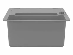 Fregadero de cocina de granito de dos senos^