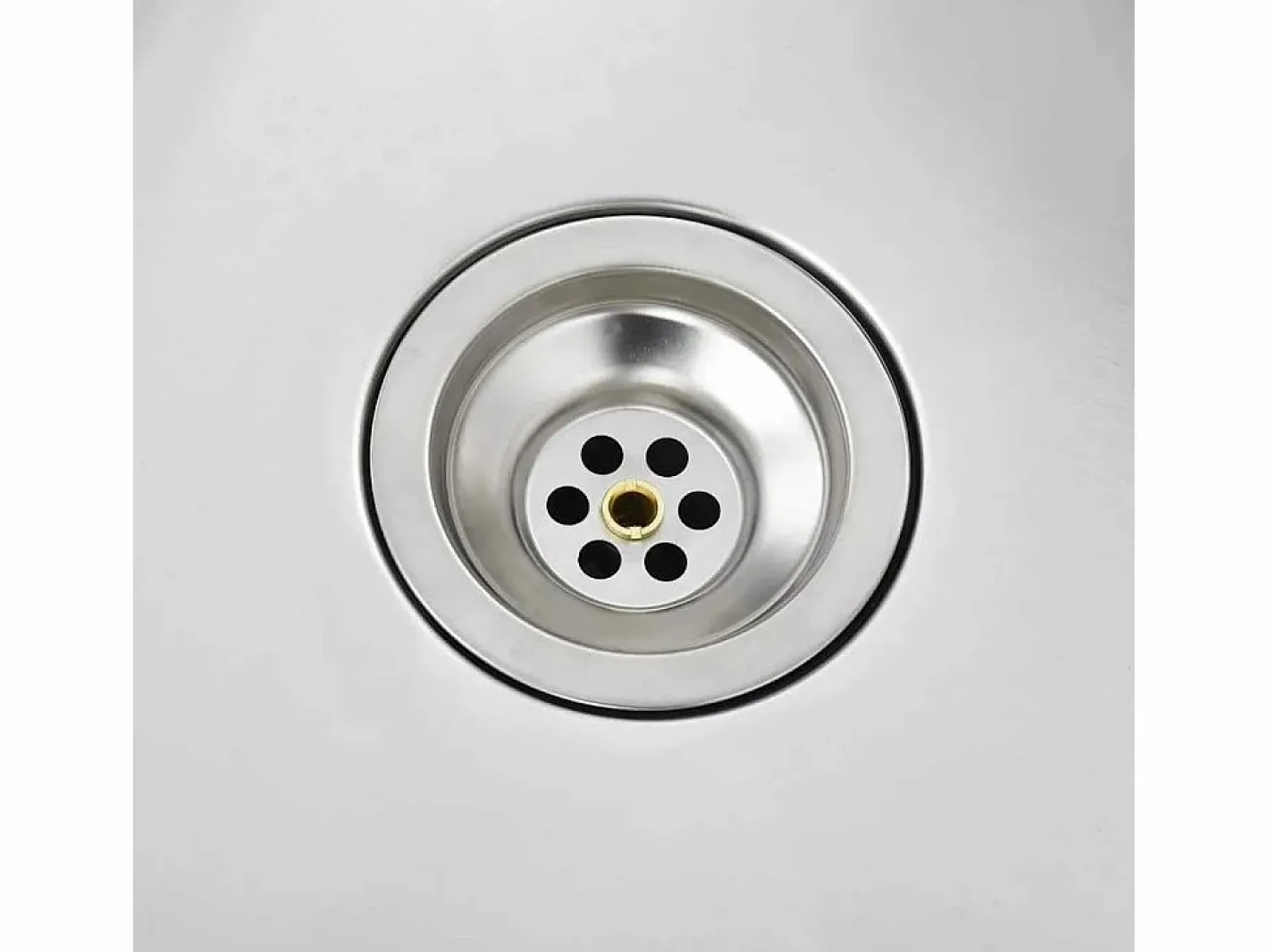 Fregadero de cocina hecho a mano de acero inoxidable Plateado Outlet