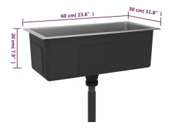 Fregadero|Fregadero de cocina hecho a mano de acero inoxidable