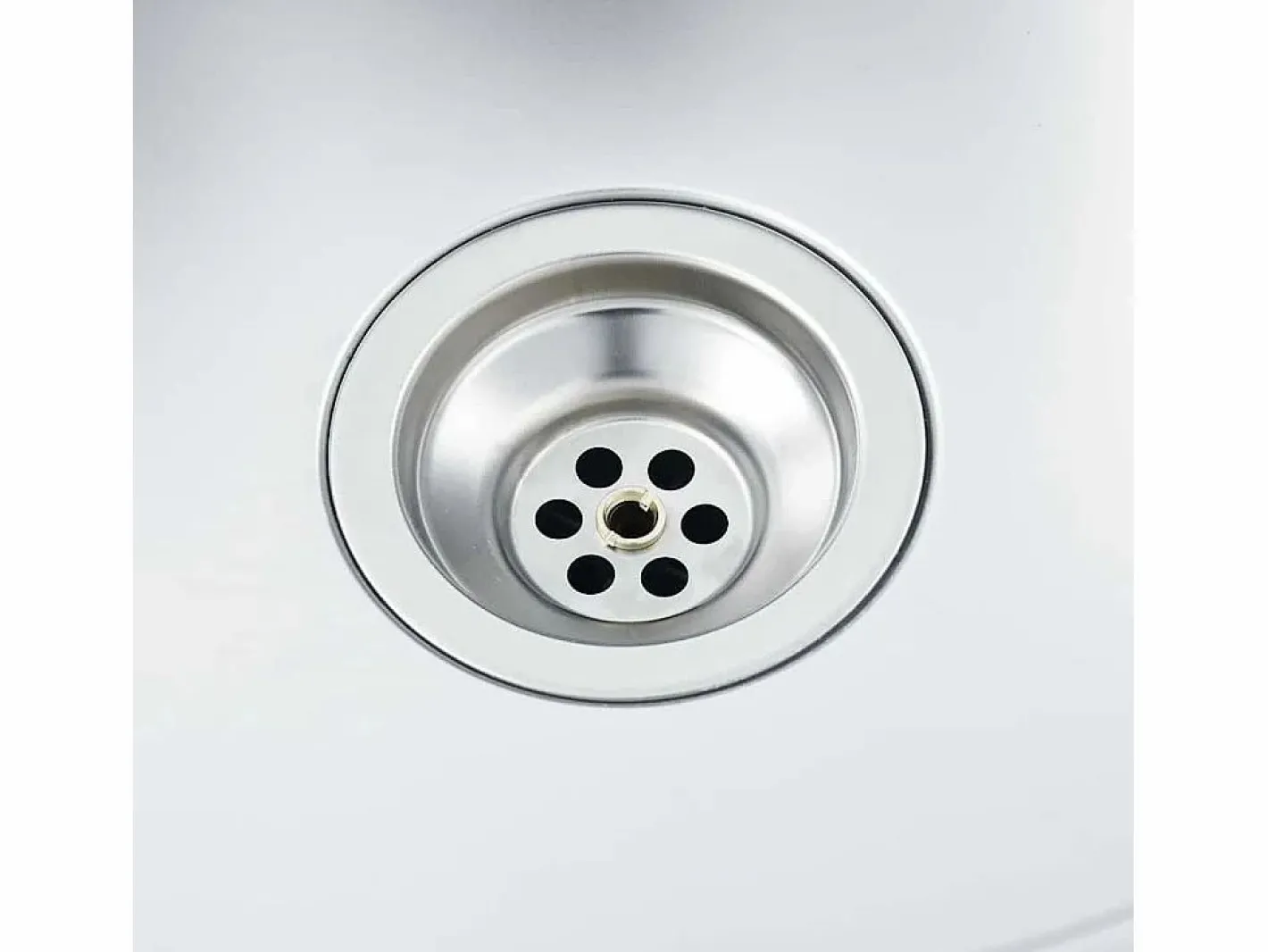 Fregadero de cocina hecho a mano de acero inoxidable Plateado Outlet