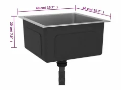 Fregadero|Fregadero de cocina hecho a mano de acero inoxidable