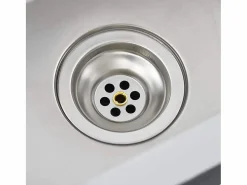 Fregadero de cocina hecho a mano de acero inoxidable Plateado Hot