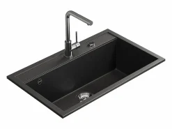 Vicco Fregadero 80x51x20 sydney Negro Discount