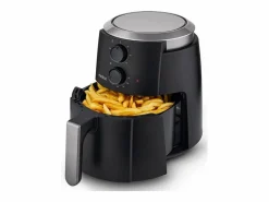 Freidora de Aire Caliente MEDION MD13020 1500W 4,7L Temporizador 60min Temperatura 80-200°C Negro Hot