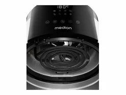 Pequeño Electrodoméstico|Freidora de Aire Caliente Digital MEDION MD13030 1500W - 4,7L, 8 Programas, Temporizador 60 min, Temperatura hasta 200°C -