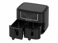 Freidora de Aire Sin Aceite 9L Doble Cubetas 2400W Continental Edison Negro Online