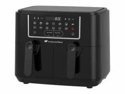 Freidora de Aire Sin Aceite 9L Doble Cubetas 2400W Continental Edison Negro Online