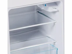 Hauss Spole Frigorífico de 60L con 2 puertas e iluminación LED - Consumo energético 102 kWh/año - Rojo New