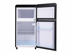 Hauss Spole Electrodomésticos De Frío|Frigorífico estilo retro de 72L con iluminación LED - Congelador de 21L -