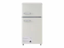 Hauss Spole Electrodomésticos De Frío|Frigorífico estilo retro de 72L con 2 puertas e iluminación LED - Congelador de 21L -