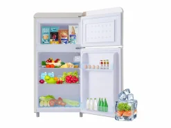 Hauss Spole Electrodomésticos De Frío|Frigorífico estilo retro de 72L con 2 puertas e iluminación LED - Congelador de 21L -