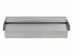 Fuente cascada rectangular piscina acero inoxidable 30 cm ES356787^