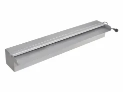 Accesorio Piscina|Fuente cascada rectangular LED para piscina acero inoxidable 60 cm ES812401