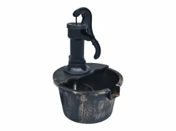 Fuente Agua|Fuente de jardín con forma de barril y con bomba ES341564