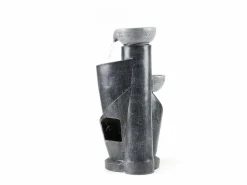 Fuente de jardín para jardín y patio - 25 x 24 x 50 cm - con LED + bomba de agua - Resina -^Merax Online