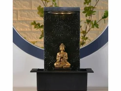Sunchine Fuente de resina de Buda Zenitude Negro Discount