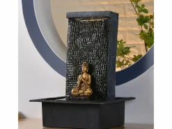 Sunchine Fuente de resina de Buda Zenitude Negro Discount
