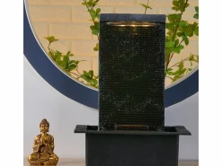 Sunchine Fuente de resina de Buda Zenitude Negro Discount