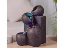 Zen Arôme Estatua|Fuente de resina Zen con LED Luba